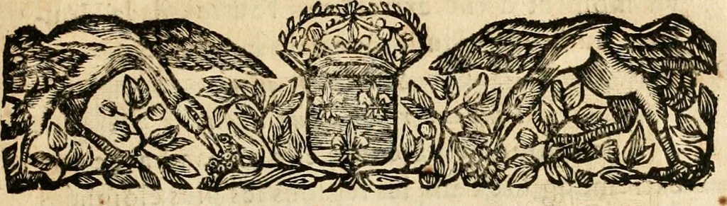 An illustration from Devises panegyriques pour Anne d'Austriche, reine de France, 1667, leaf 54