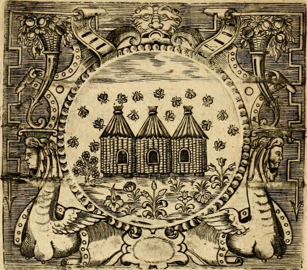 An illustration from Devises panegyriques pour Anne d'Austriche, reine de France, 1667, leaf 87