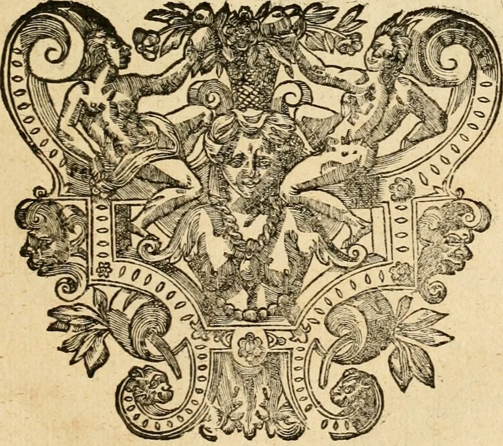 An illustration from Devises panegyriques pour Anne d'Austriche, reine de France, 1667, leaf 94