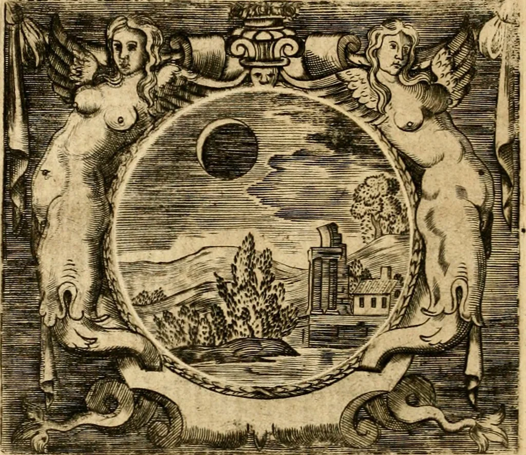 An illustration from Devises panegyriques pour Anne d'Austriche, reine de France, 1667, leaf 97