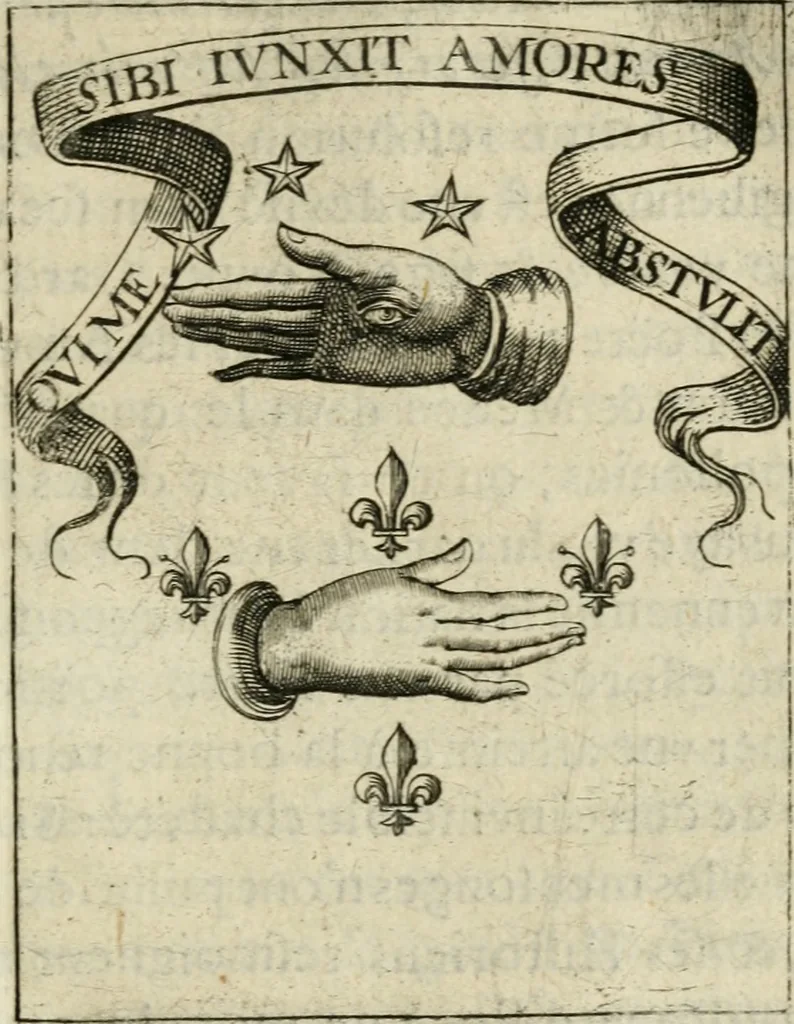 An illustration from Devises royales, 1621, leaf 26