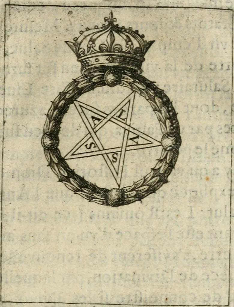 An illustration from Devises royales, 1621, leaf 58