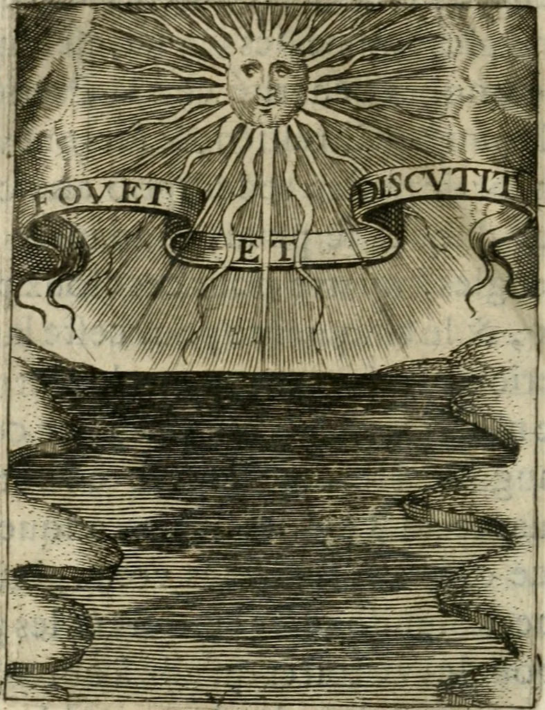 An illustration from Devises royales, 1621, leaf 63