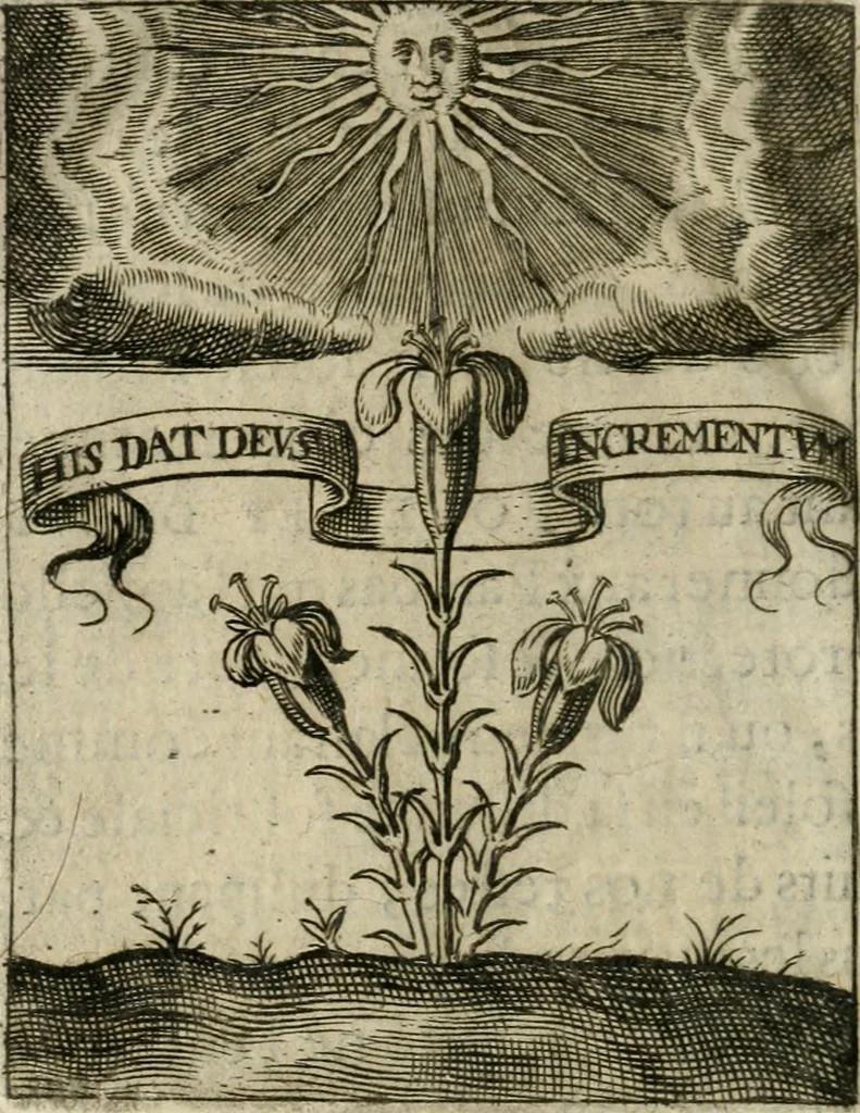 An illustration from Devises royales, 1621, leaf 67
