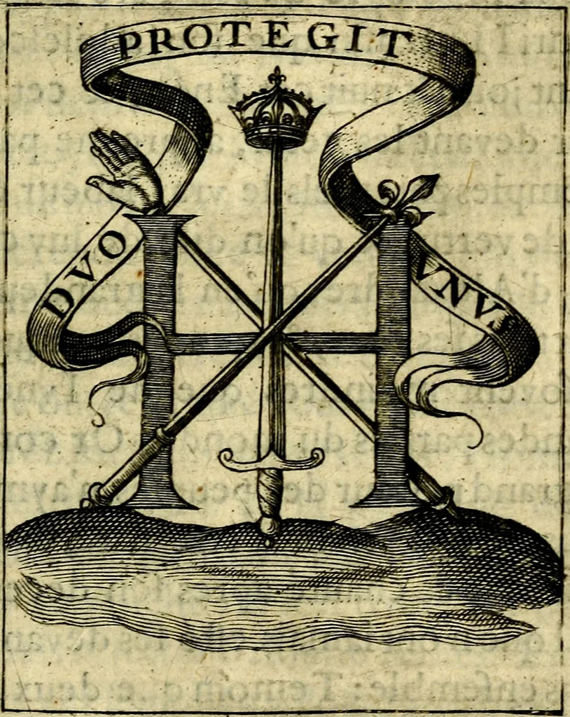 An illustration from Devises royales, 1622, leaf 4