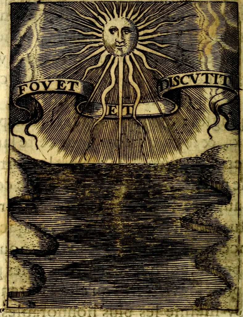 An illustration from Devises royales, 1622, leaf 63