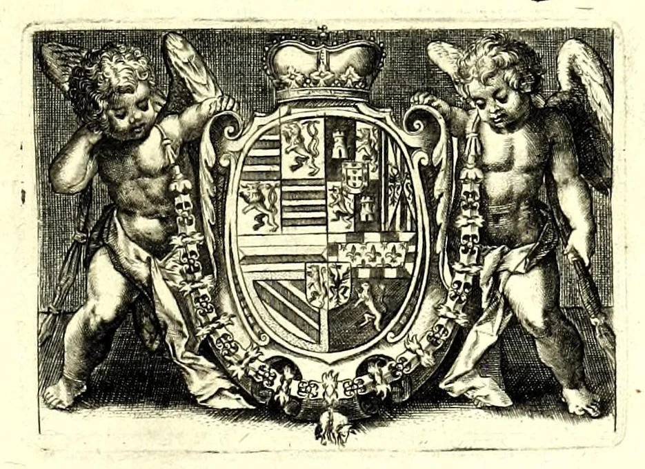 An illustration from De vita Alberti pii, sapientis, prudentis Belgarum principis commentarius, 1622, leaf 3