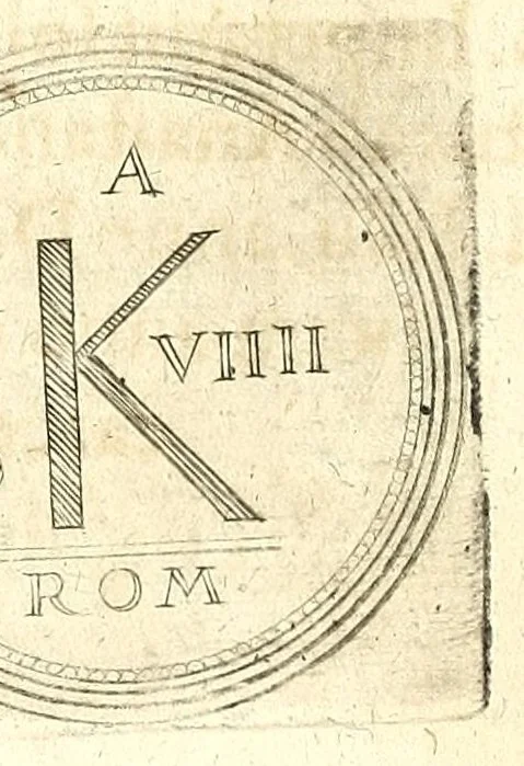 An illustration from De vitis imperatorum et caesarum romanorum : tam occidentalium quam orientalium, nec non vxorum et liberorum eorum, item tyrannorum omnium ... : inde à C. Julio Caesare, primo monarcha, vsque ad D.N. Imperatorem Caesarem Matthiam : vnà cum eorum effigiebus & symbolis ..., 1615, leaf 292