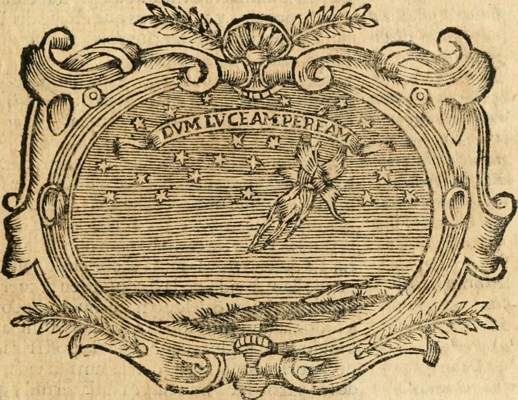 An illustration from Idea de vn principe politico christiano : representada en cien empressas, 1666, leaf 110