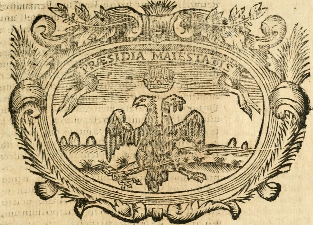 An illustration from Idea de vn principe politico christiano : representada en cien empressas, 1666, leaf 154