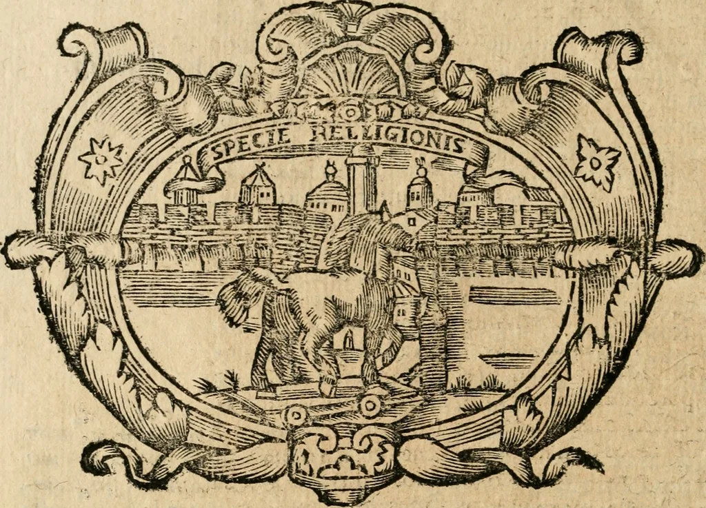 An illustration from Idea de vn principe politico christiano : representada en cien empressas, 1666, leaf 185