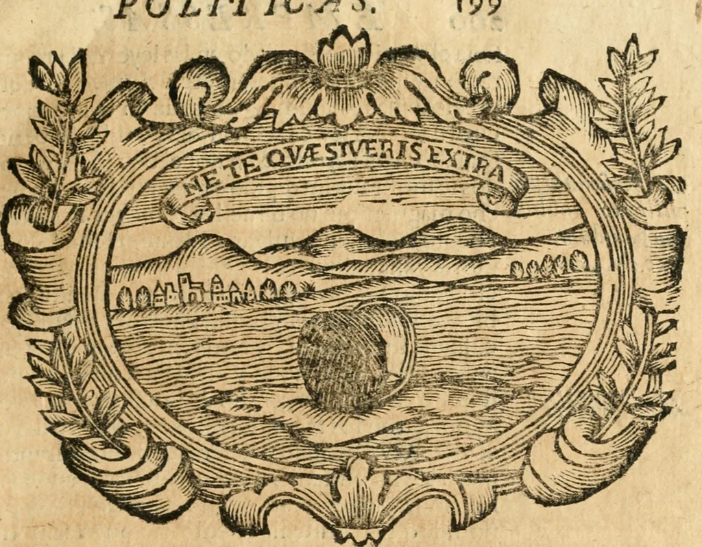 An illustration from Idea de vn principe politico christiano : representada en cien empressas, 1666, leaf 218