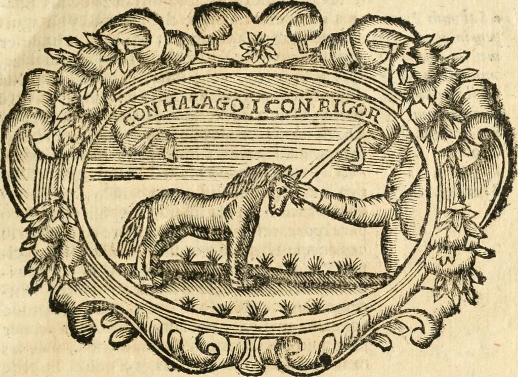 An illustration from Idea de vn principe politico christiano : representada en cien empressas, 1666, leaf 250