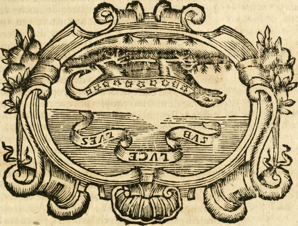 An illustration from Idea de vn principe politico christiano : representada en cien empressas, 1666, leaf 316