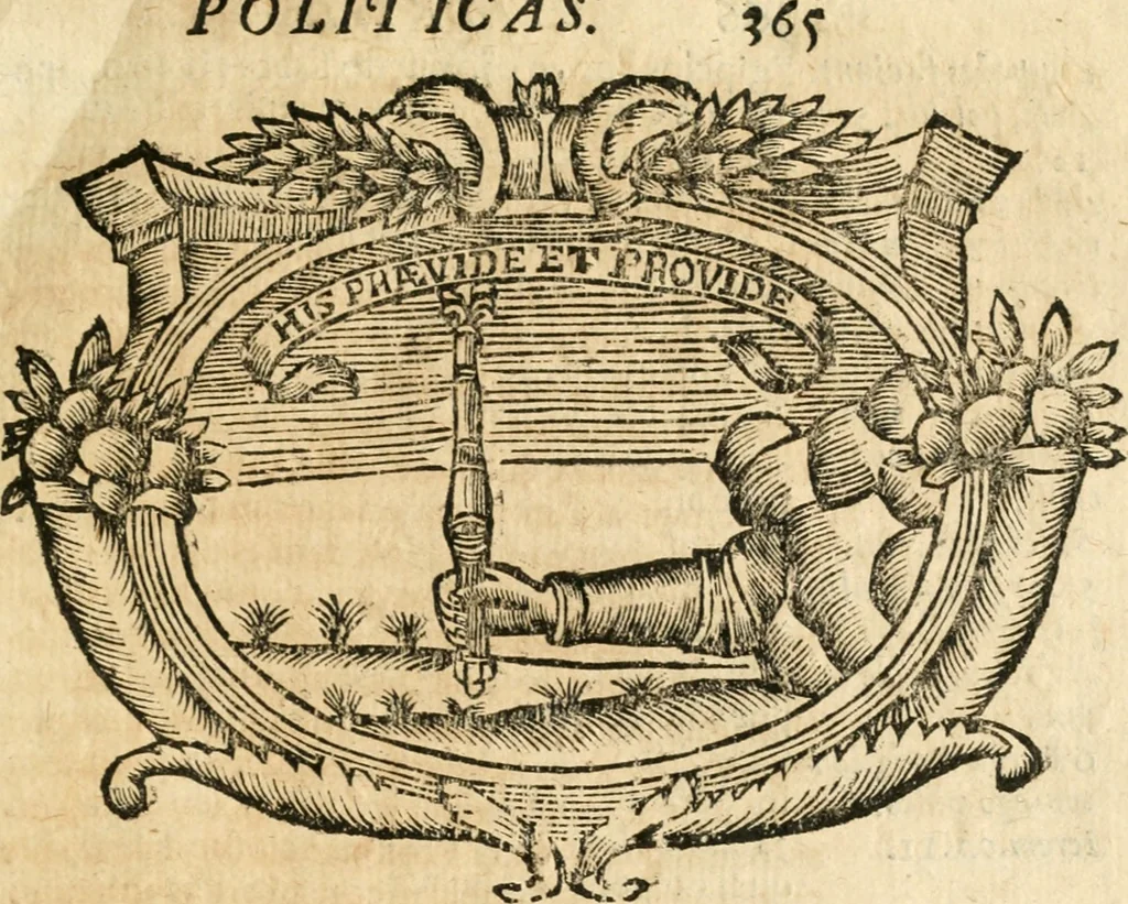 An illustration from Idea de vn principe politico christiano : representada en cien empressas, 1666, leaf 382