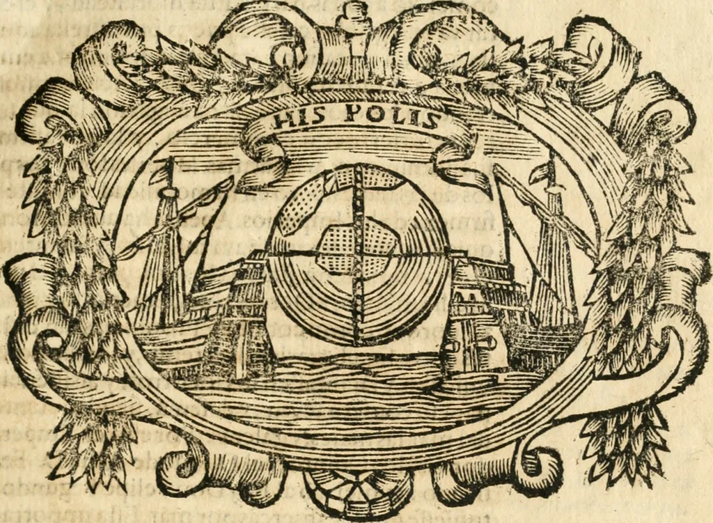 An illustration from Idea de vn principe politico christiano : representada en cien empressas, 1666, leaf 490