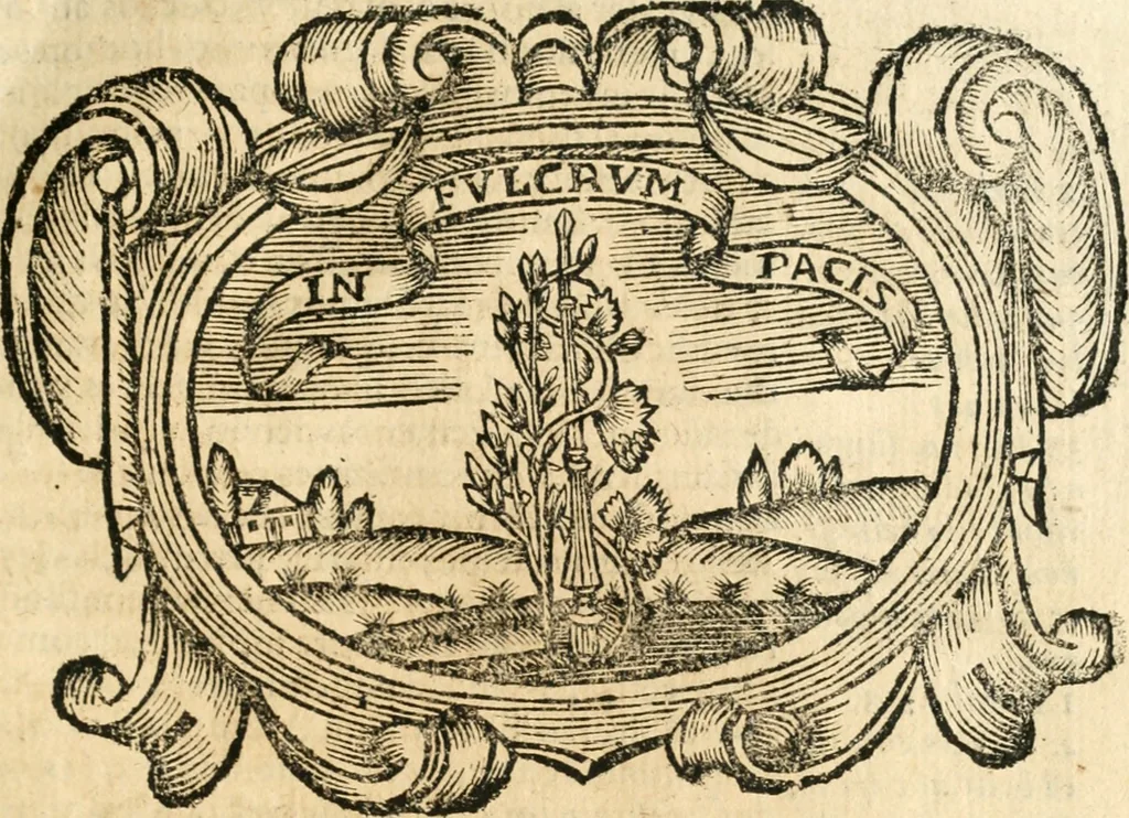 An illustration from Idea de vn principe politico christiano : representada en cien empressas, 1666, leaf 536