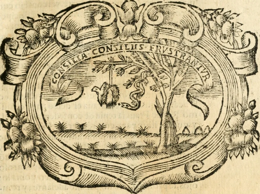 An illustration from Idea de vn principe politico christiano : representada en cien empressas, 1666, leaf 562