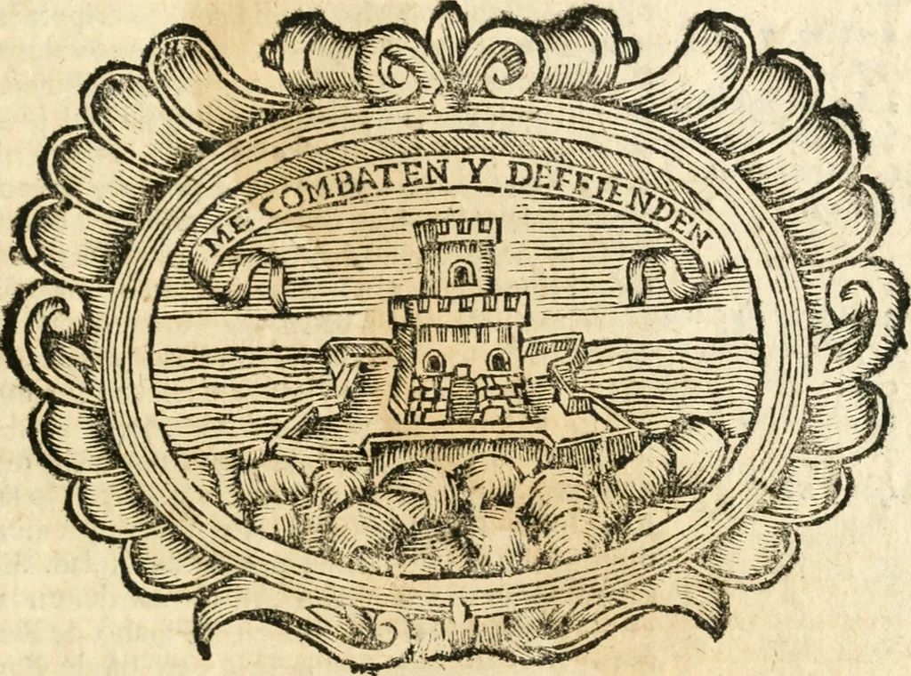 An illustration from Idea de vn principe politico christiano : representada en cien empressas, 1666, leaf 592