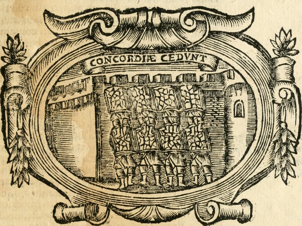 An illustration from Idea de vn principe politico christiano : representada en cien empressas, 1666, leaf 622