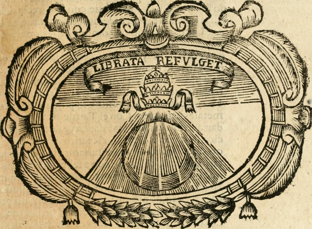 An illustration from Idea de vn principe politico christiano : representada en cien empressas, 1666, leaf 648