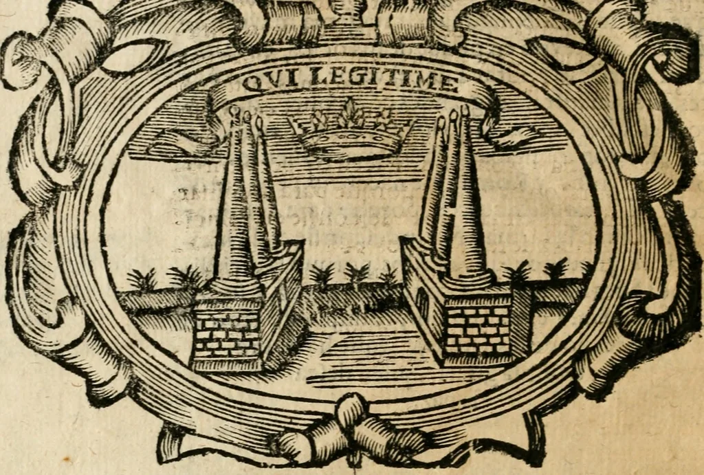 An illustration from Idea de vn principe politico christiano : representada en cien empressas, 1666, leaf 673