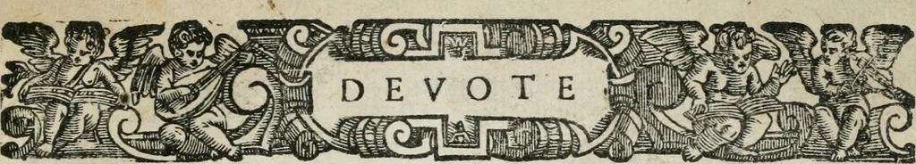 An illustration from Devote attioni di Milano, nel tenersi il Concilio prouinciale settimo, et nella traslatione di sei corpi santi & di molte sacre reliquie, da gl'illustriss. & reuerendiss. signori cardinale Federico Borromeo arciuescouo della Metropolitana & vescoui della Prouincia, 1611, leaf 4