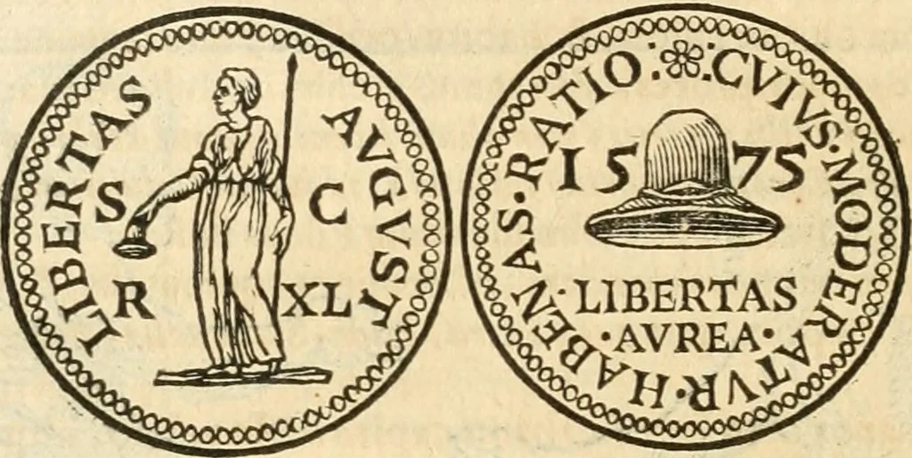 An illustration from De vrbis ac Romani olim imperii splendore : opus eruditionibus, historijs, ac animaduersionibus, tam sacris quam profanis illustratum : in quo etiam nonnulla ex occasione tanguntur, tam circa Romanae ecclesiae principatum, quam circa alias reliquarum orbis regionum res memoratu dignas, 1650, leaf 291