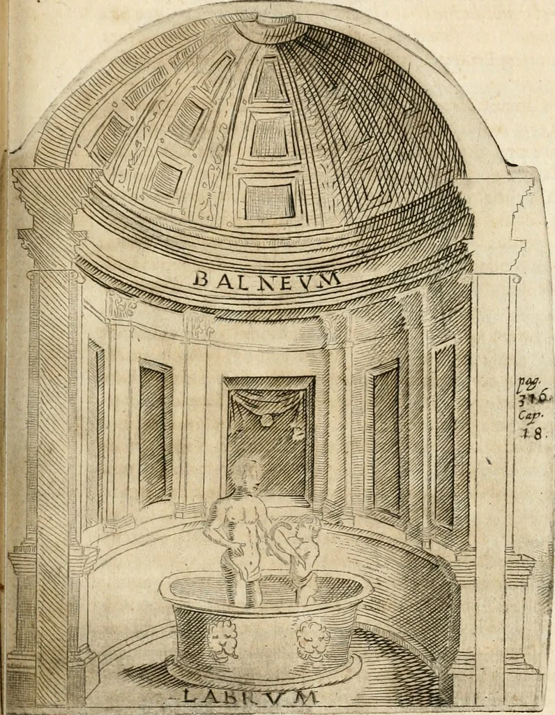 An illustration from De vrbis ac Romani olim imperii splendore : opus eruditionibus, historijs, ac animaduersionibus, tam sacris quam profanis illustratum : in quo etiam nonnulla ex occasione tanguntur, tam circa Romanae ecclesiae principatum, quam circa alias reliquarum orbis regionum res memoratu dignas, 1650, leaf 332