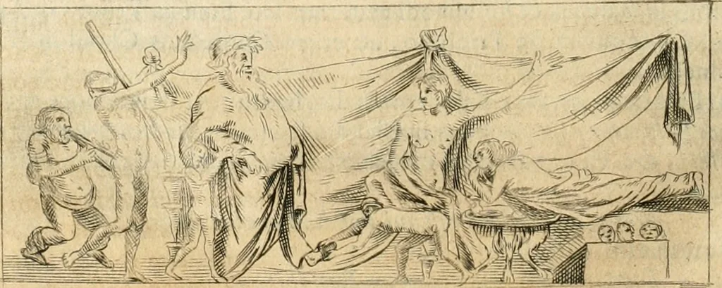 An illustration from De vrbis ac Romani olim imperii splendore : opus eruditionibus, historijs, ac animaduersionibus, tam sacris quam profanis illustratum : in quo etiam nonnulla ex occasione tanguntur, tam circa Romanae ecclesiae principatum, quam circa alias reliquarum orbis regionum res memoratu dignas, 1650, leaf 337