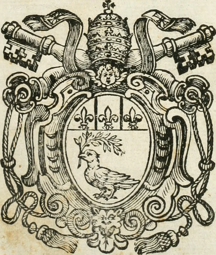 An illustration from De vrbis ac Romani olim imperii splendore : opus eruditionibus, historijs, ac animaduersionibus, tam sacris quam profanis illustratum : in quo etiam nonnulla ex occasione tanguntur, tam circa Romanae ecclesiae principatum, quam circa alias reliquarum orbis regionum res memoratu dignas, 1650, leaf 4