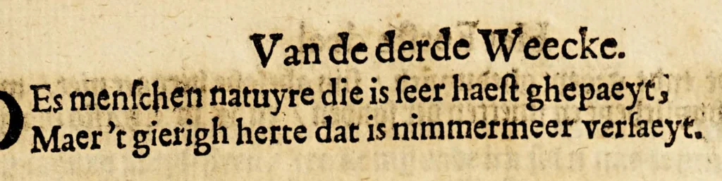An illustration from De weeck-wercken, der ghedenckwaerdighe historien, leer-gedichten, en spreucken, &c., 1657, leaf 253