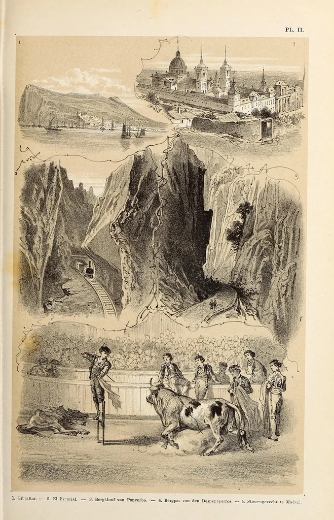 An illustration from De werelddeelen : bewerkt naar Friedrich von Hellwald's die Erde und ihre Völker, 1879, leaf 189