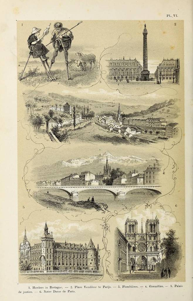 An illustration from De werelddeelen : bewerkt naar Friedrich von Hellwald's die Erde und ihre Völker, 1879, leaf 228