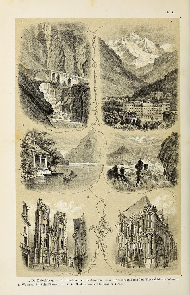 An illustration from De werelddeelen : bewerkt naar Friedrich von Hellwald's die Erde und ihre Völker, 1879, leaf 250