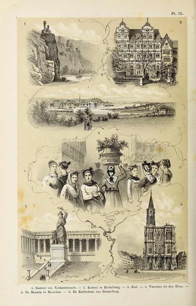An illustration from De werelddeelen : bewerkt naar Friedrich von Hellwald's die Erde und ihre Völker, 1879, leaf 260
