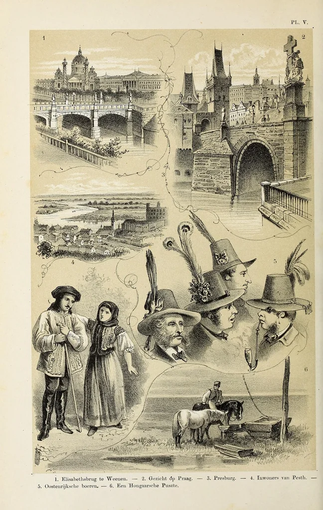 An illustration from De werelddeelen : bewerkt naar Friedrich von Hellwald's die Erde und ihre Völker, 1879, leaf 280