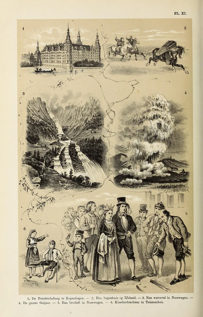 An illustration from De werelddeelen : bewerkt naar Friedrich von Hellwald's die Erde und ihre Völker, 1879, leaf 330