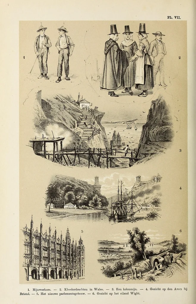 An illustration from De werelddeelen : bewerkt naar Friedrich von Hellwald's die Erde und ihre Völker, 1879, leaf 352