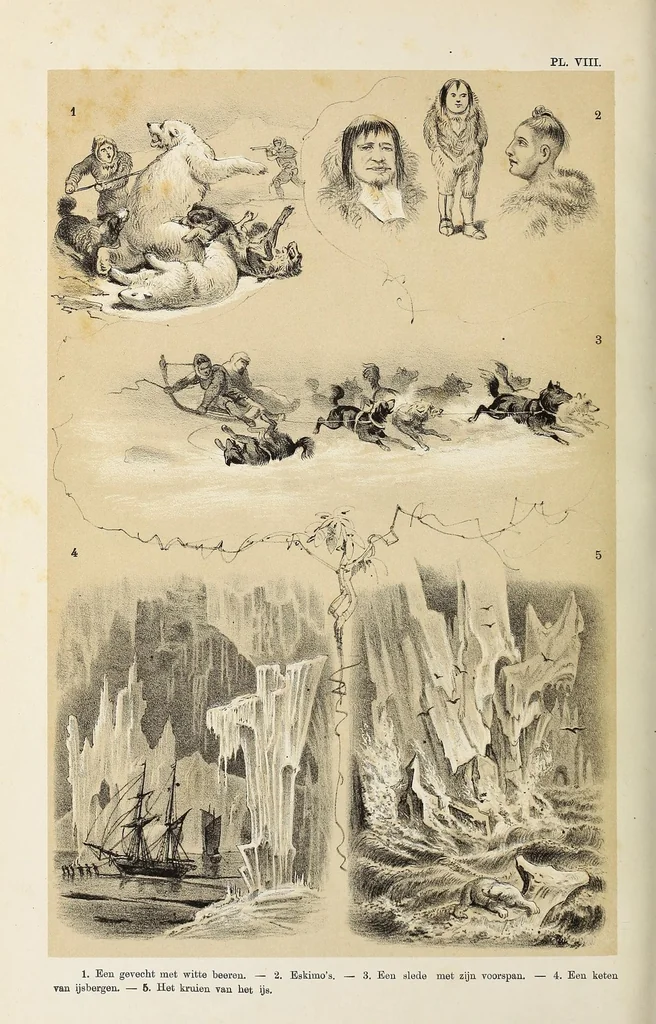 An illustration from De werelddeelen : bewerkt naar Friedrich von Hellwald's die Erde und ihre Völker, 1879, leaf 406