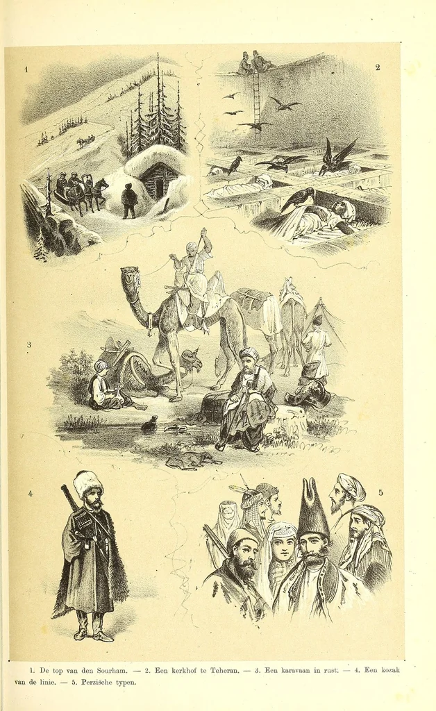 An illustration from De werelddeelen : bewerkt naar Friedrich von Hellwald's die Erde und ihre Vèolker, 1879, leaf 119