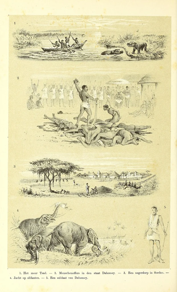 An illustration from De werelddeelen : bewerkt naar Friedrich von Hellwald's die Erde und ihre Vèolker, 1879, leaf 306