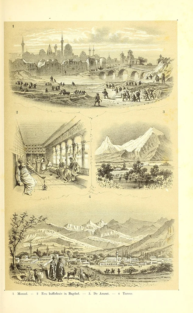 An illustration from De werelddeelen : bewerkt naar Friedrich von Hellwald's die Erde und ihre Vèolker, 1879, leaf 51