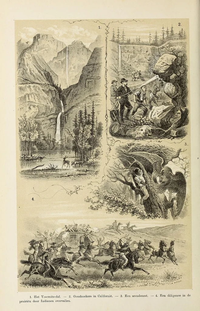 An illustration from De werelddeelen : bewerkt naar Friedrich von Hellwald's die Erde und ihre Völker, 1879, leaf 60