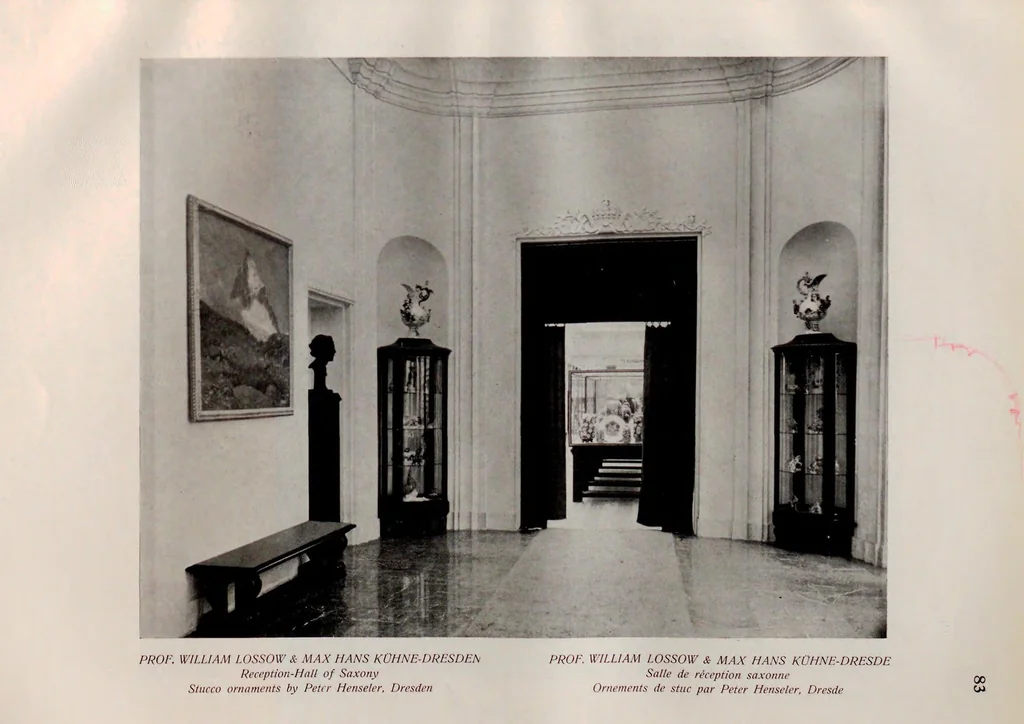 An illustration from La décoration intérieure allemande et les métiers d'art à l'Exposition de Bruxelles, 1910, 1910, leaf 113