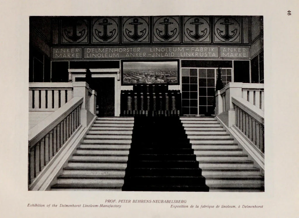 An illustration from La décoration intérieure allemande et les métiers d'art à l'Exposition de Bruxelles, 1910, 1910, leaf 70