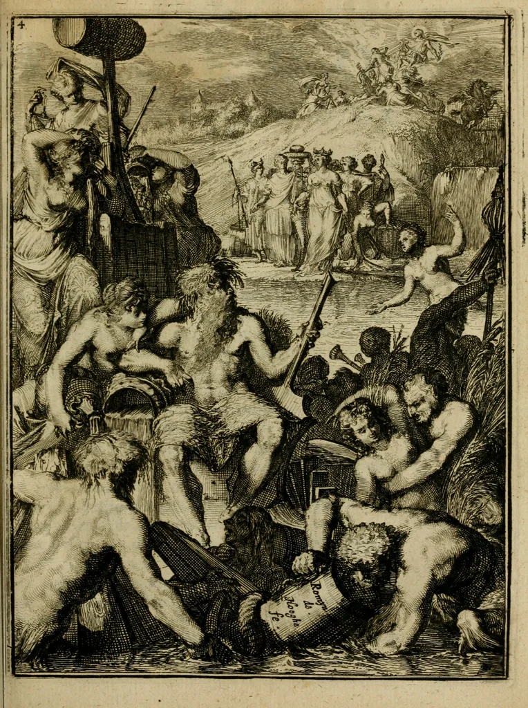 An illustration from De Ystroom : begreepen in vier boeken, 1671, leaf 140