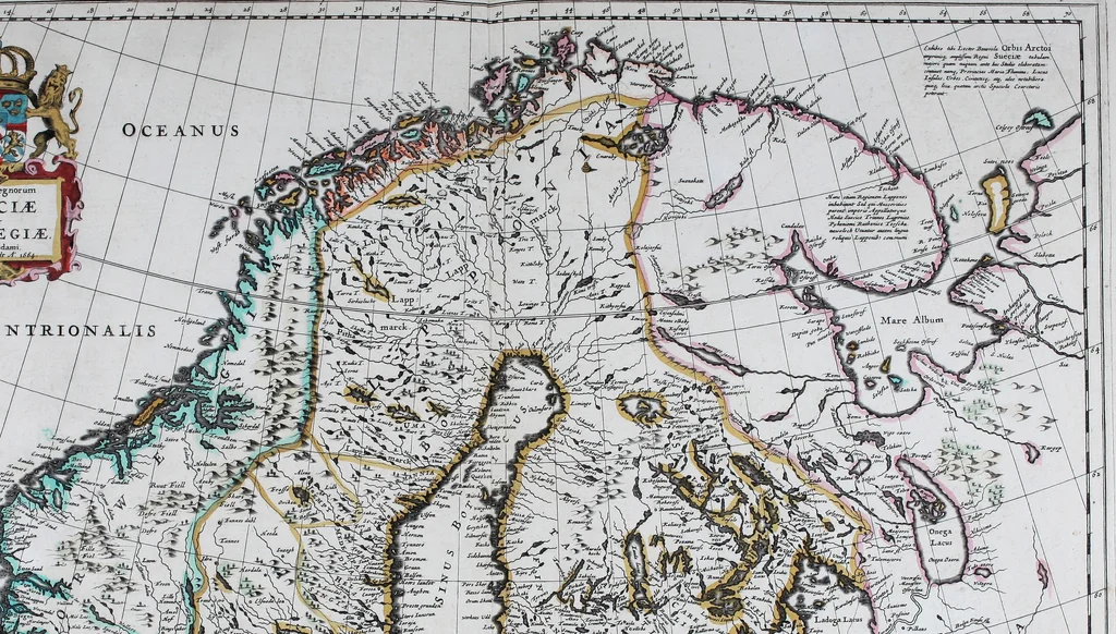 An illustration from De zee-atlas of Water-waerelt, vertoonende alle de zee-kusten van het bekende des aerd-bodems, met een generale beschrijvinge van dien : seer dienstigh voor schippers en stuurlieden, mitsgaders koop-lieden om op 't kantoor gebruyckt te worden : Nieuwelijcks aldus uytgegeven, 1665, leaf 116