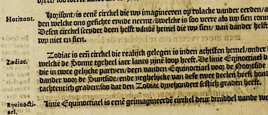 An illustration from De Zeevaert, oft, Conste van ter zee te varen,, 1580, leaf 76