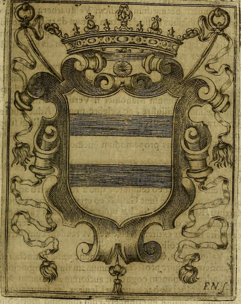 An illustration from D. Francisci Baronii ac Manfredis De maiestate Panormitana libri IV, 1630, leaf 458